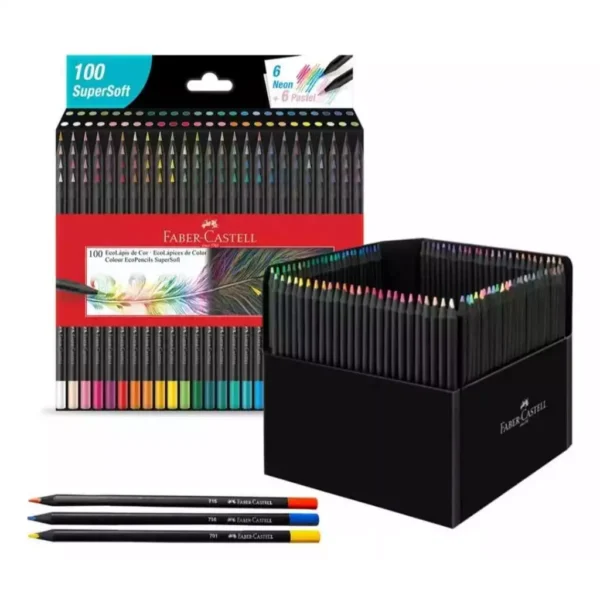 #32 Lápis de Cor 100 Cores Supersoft