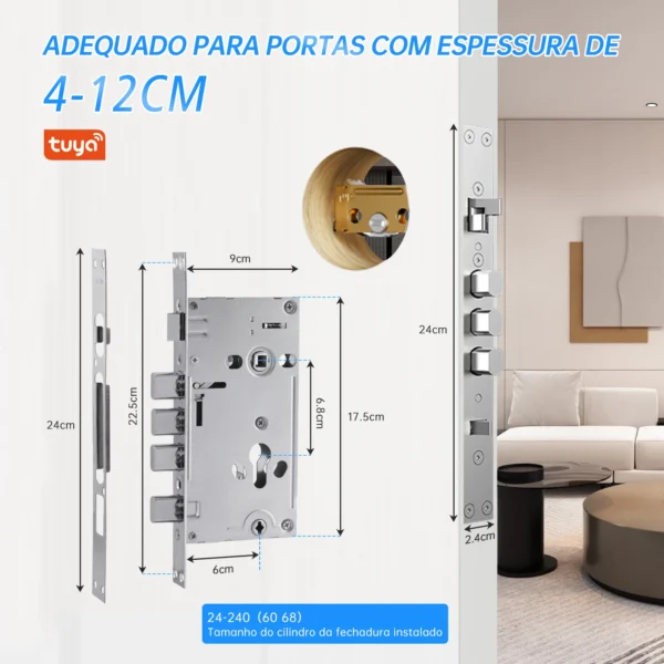 #54 Intelar X2 Tuya: A Fechadura Eletrônica Digital WiFi para Portas Inteligentes